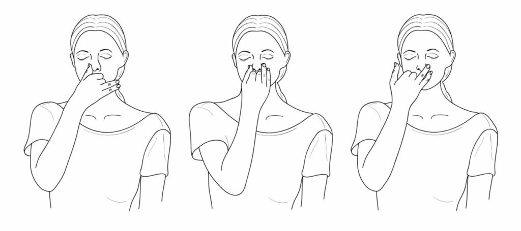 alternate nostril breathing
