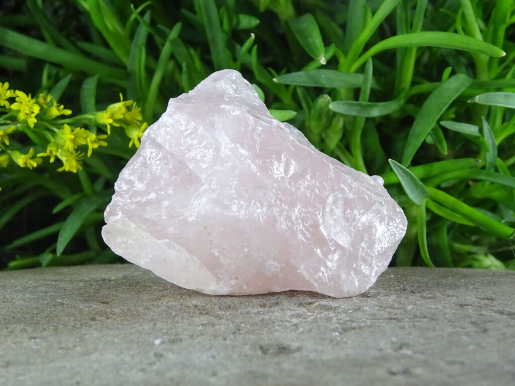 rose quartz rough at surrendertohappiness.com