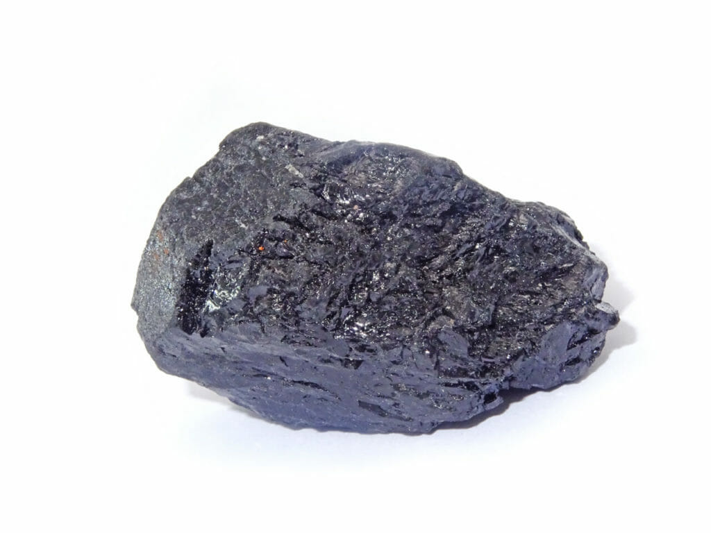 black tourmaline rough crystal