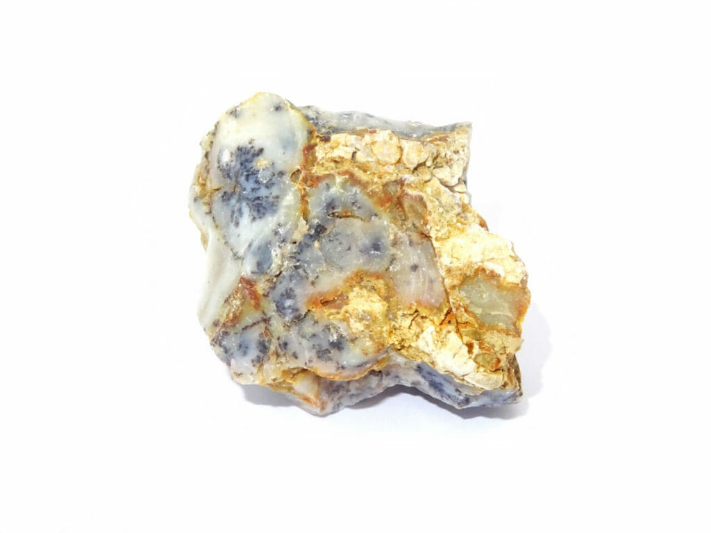 dendritic agate rough crystal