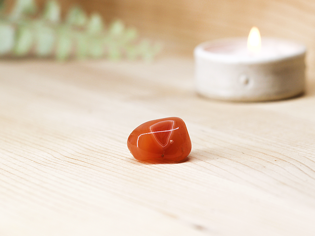 Carnelian Tumblestone At Surrender To Happiness