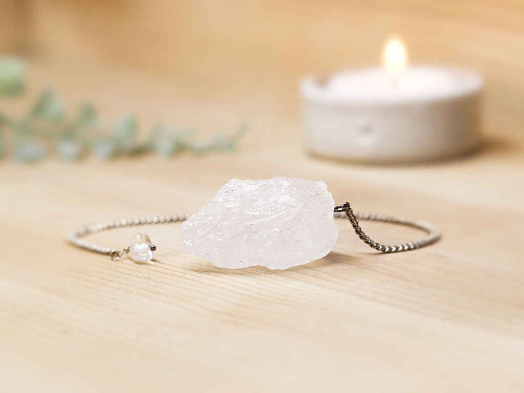 clear quartz pendulum
