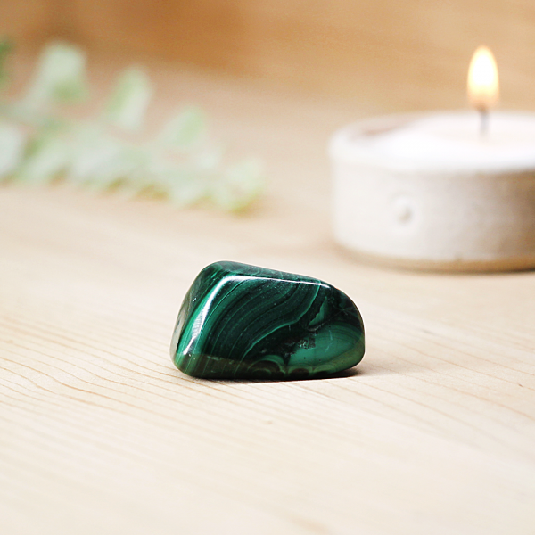 Malachite Tumblestone At Surrender To Happiness