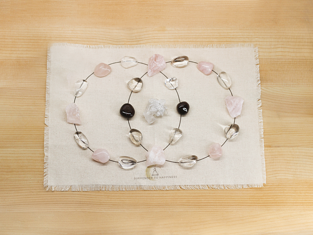 Romantic Connections Crystal Grid Kit At Surrender To Happiness