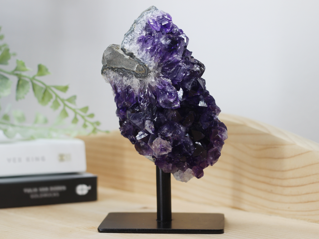 Amethyst Druze On Stand