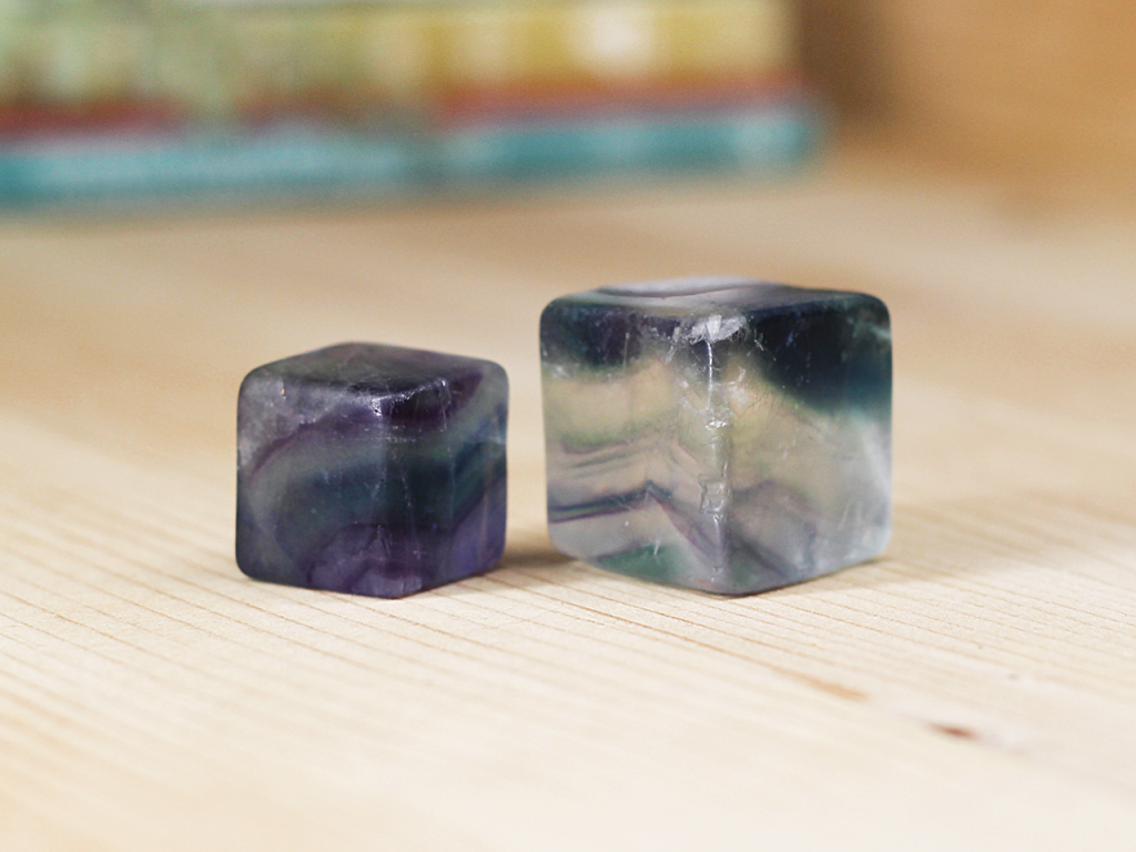 Fluorite Cube At Surrender To Happiness