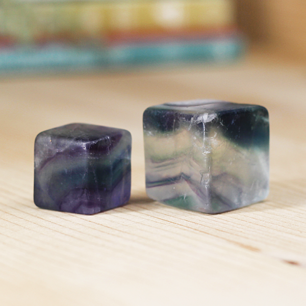 Fluorite Cube At Surrender To Happiness