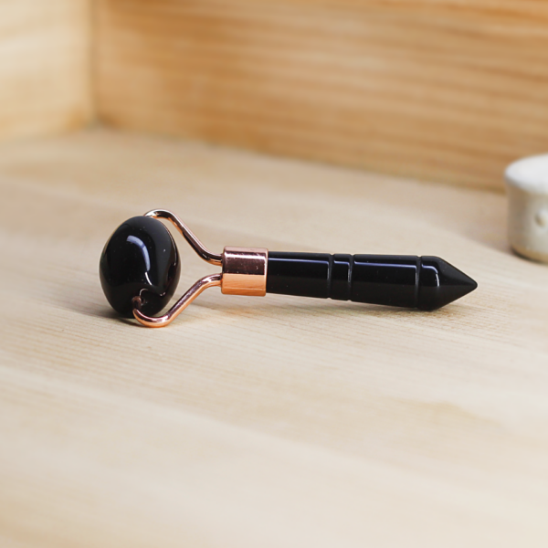 Black Obsidian Mini Gemstone Roller