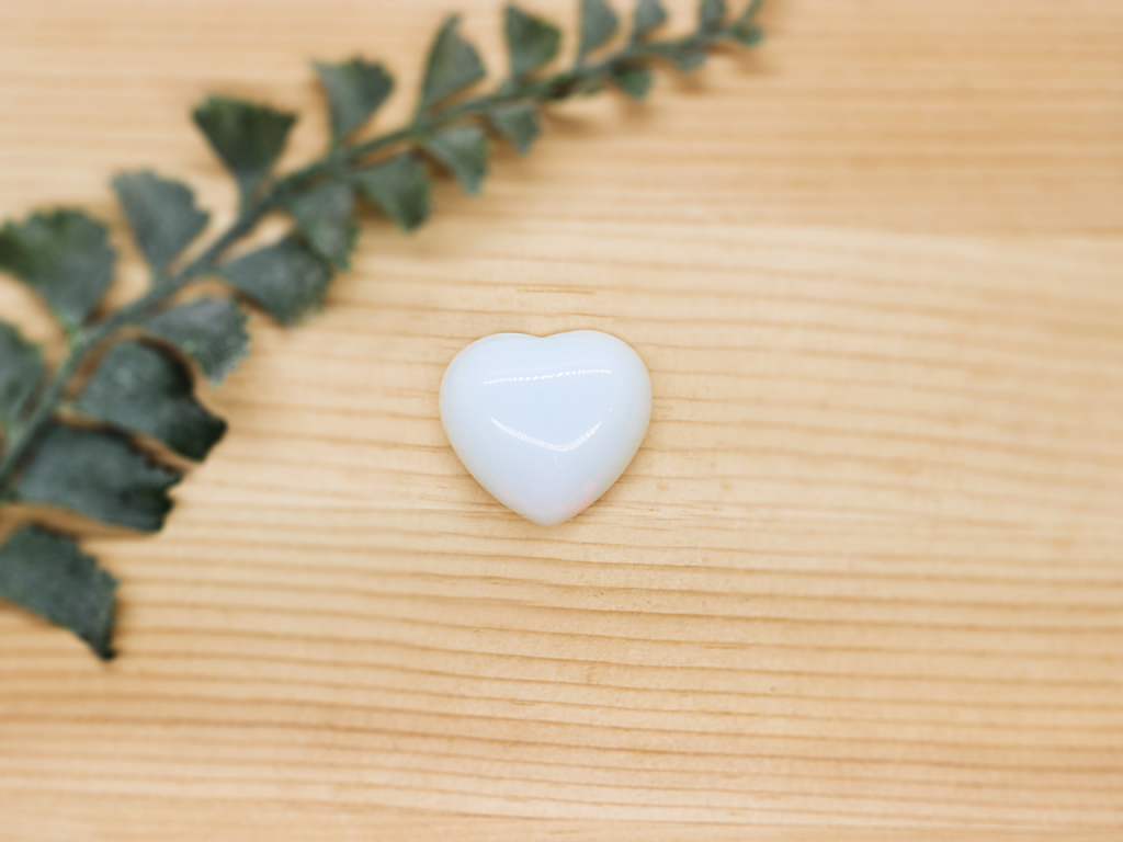 Opalite Heart At Surrender To Happiness