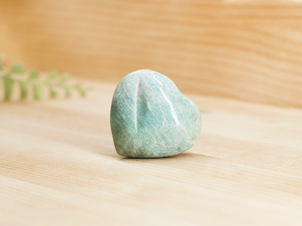 Imperfect Amazonite Heart
