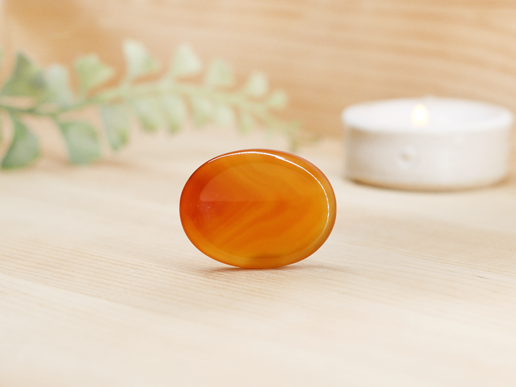 Carnelian Worry Stone