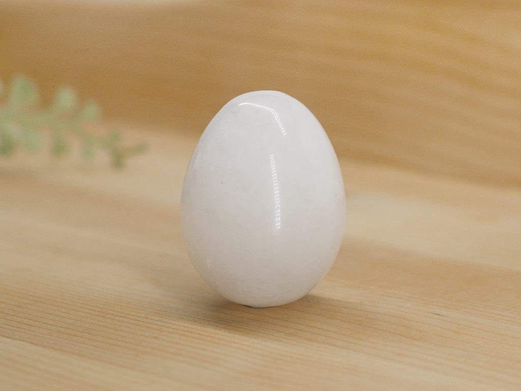 Clear Quartz Egg At Surrender To Happiness