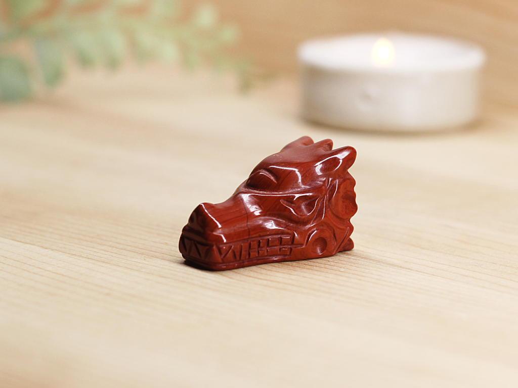 Red Jasper Dragon Head At Surrender To Happiness