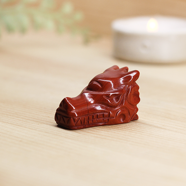 Red Jasper Dragon Head At Surrender To Happiness