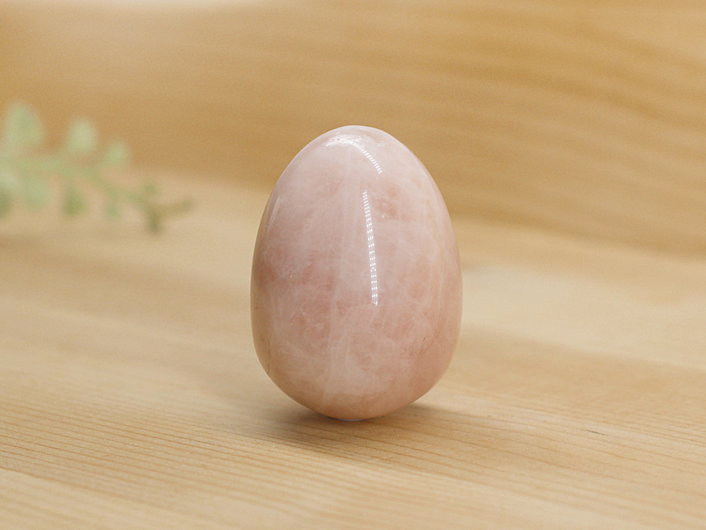 Rose Quartz Egg At Surrender To Happiness