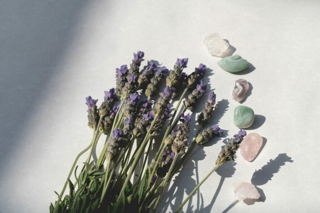 Crystal And Flower Combinations
