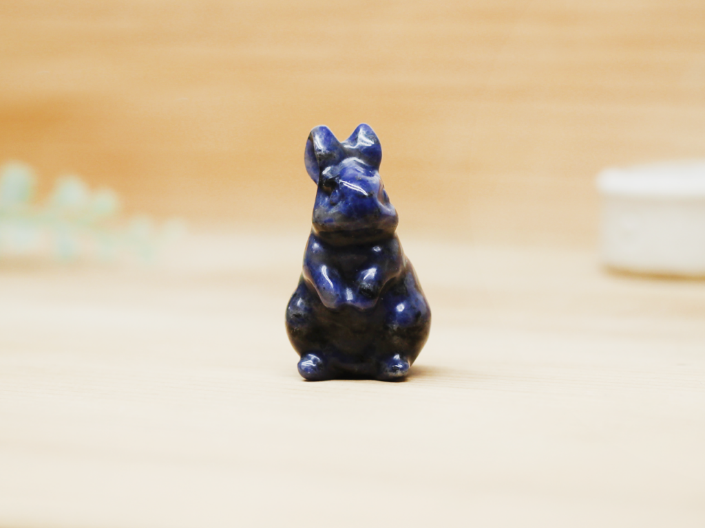 Sodalite Standing Rabbit