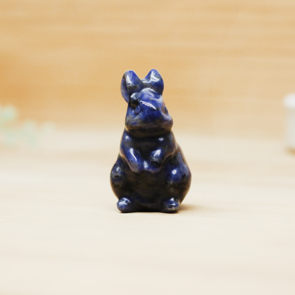Sodalite Standing Rabbit